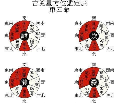 震命人|聞道國學：風水學東西四命與東西四宅，命卦計算附男。